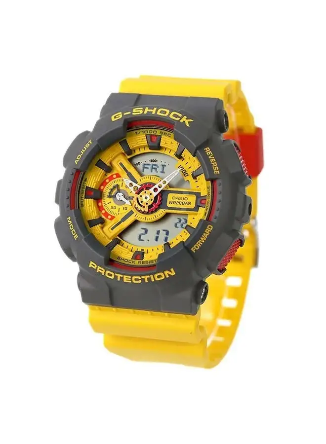 G-SHOCK Resin Analog+Digital Watch GA-110Y-9ADR