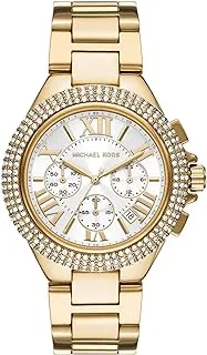 Michael Kors MK6994 Oversized Camille Pavé Gold-Tone Stainless Steel Watch, Gold