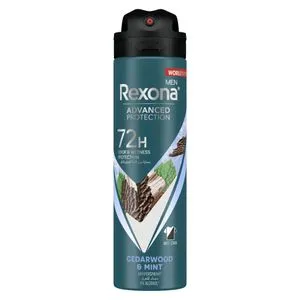 Rexona Men Advanced Protection 72H+ Antiperspirant Deodorant Mint Cool & Cedarwood Spray - 150ML