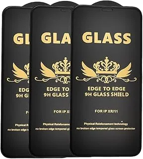 G-Power 9H Tempered Glass Screen Protector Premium With Anti Scratch Layer And High Transparency For Iphone XR Set Of 3 Pack 6.1