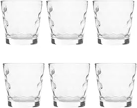 Vidivi Honey High Quality Glass Tumbler Set of 6 Pieces 290 ml - Transparent