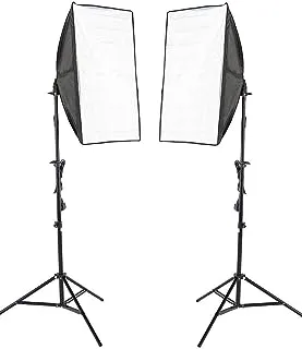 Photography Rectangle Continuous SoftBox Lighting Kit