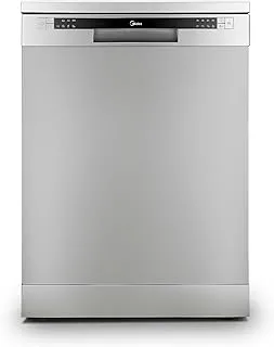 Midea Dishwasher - WQP13-5201C-S - 6 programs - Free standing - 13 Place set - Silver