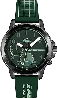 Lacoste Men's Analog Quartz Watch with Silicone Strap 2011218, Green