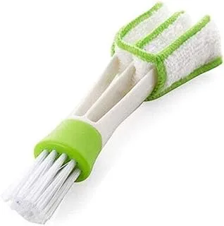 Pivalo Multifunctional Mini Duster Double Crevice Brush Air Conditioning Air Outlet Cleaning Brush for Car