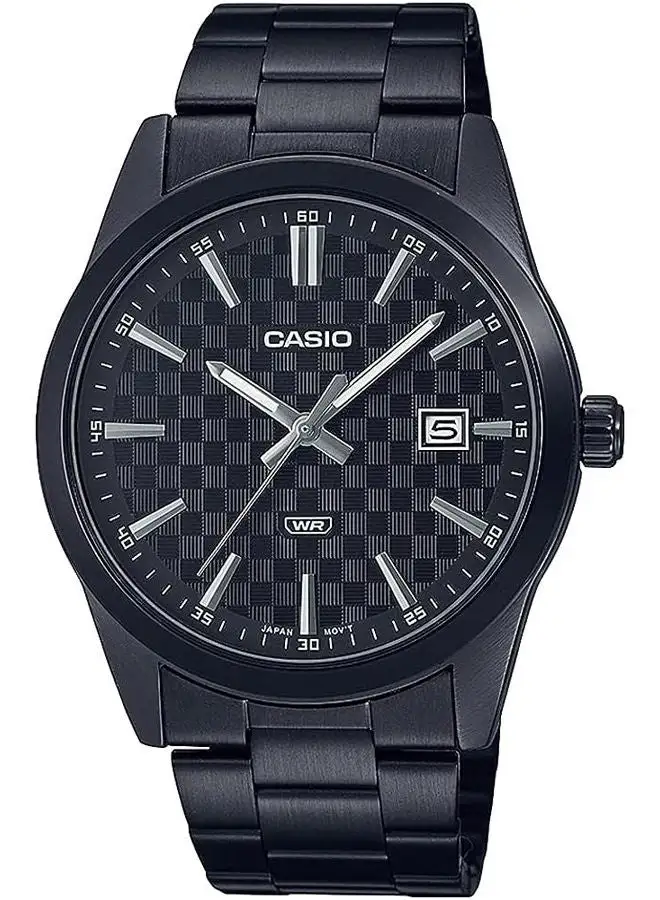 CASIO Stainless Steel Analog Watch MTP-VD03B-1AUDF