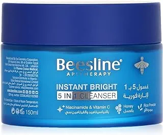 Beesline Instant Bright 5in1 Cleanser for Acne prone Oily Skin and Face, 150 ml