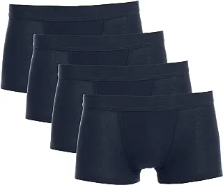 Cleocotton Boys ORGANIC COTTON Brief Pack of 4, Navy, M- Classic