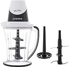 Ultra Chopper with Attachments, 2 Liters, 500 Watt, White – UCH150E1