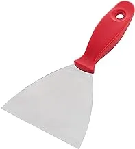 FBK Stainless Steel Spatula with PP Handle Medium ( 120 mm ) Red 88100