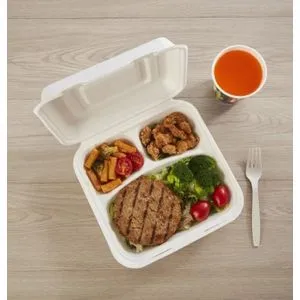 Disposable Foam Dishes With Cover(50pcs)