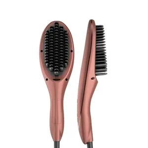 Rush Brush S3 Straightening Brush Rose Gold , Fast Heating , Shiny Effect , Ionic Tec , 230°C , Tourmaline Ceramic