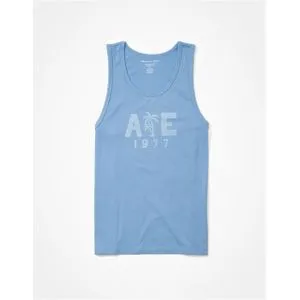 American Eagle Super Soft Logo Graphic Tank Top