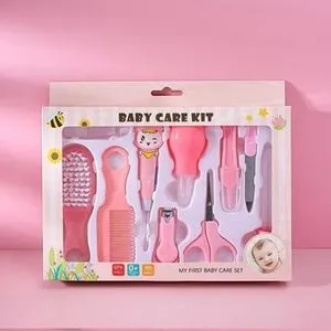 Newborn Baby Care Set For Girls. (10 Piece)