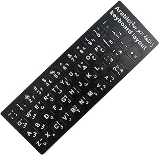 keendex KX 3166 Waterproof Strong Keyboard Sticker for Laptop PC-Black