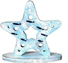 Momentum Engraved Starfish Home Decor Summer Stand, 20 cm x 20 cm Size