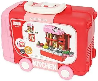 3 In 1 Kitchen Bus Set Card Packing 32pcs 35 * 16 * 44.5cm, 3+