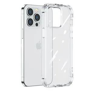 JOYROOM Defender Series Case Cover For IPhone 14 Pro Max Armored Hook Cover Stand Clear (JR-14H4)