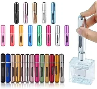 Mini Refillable Portable Fragrance Mist Bottle, Perfume Pump Can, Perfume Spray Bottle, Refillable Fragrance Spray, Refillable Perfume Sprayer, Random Colors (2 Piece)