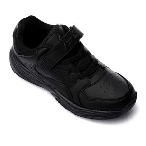 Activ Decorative Lace Up Round Toecap Sneakers - Black