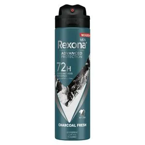 Rexona Men Advanced Protection 72H+ Antiperspirant Deodorant Charcoal Clean Spray - 150ML