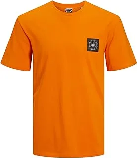 Jack & Jones PLUS Men's Jcofilo Tee Ss Crew Neck Sn Pls T-Shirt, Exuberance, 3XL/Plus