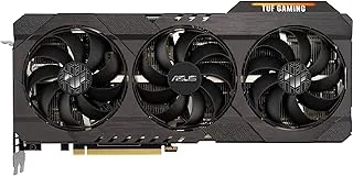 بطاقة رسومات ASUS TUF Gaming NVIDIA GeForce RTX 3070 V2 OC Edition (PCIe 4.0، 8GB GDDR6، LHR، HDMI 2.1، DisplayPort 1.4a، محامل مروحة كروية مزدوجة، شهادة من الدرجة العسكرية، GPU Tweak II)