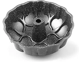 El Maleka New Lara Hearts Cake Mold Turkish Granite Black, 660075