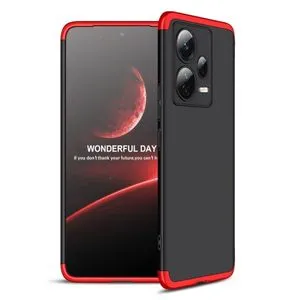 Xiaomi Redmi Note 12 Pro+ 5G GKK 3In1 360° Full Protection Case With Camera Shield - Red