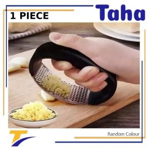 Taha Offer Stainless Steel Garlic Press With Handle For Easy Pressing 1 Piece