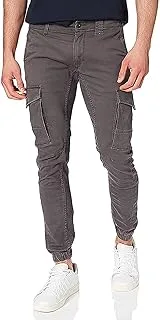 Jack & Jones Men's JJIPAUL JJFLAKE AKM 542 ASPHALT NOOS Cargo