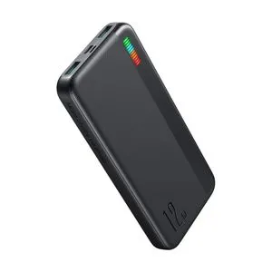 JOYROOM Wired Power Bank, 10000mAh, 2 Ports, Black - JR-T016