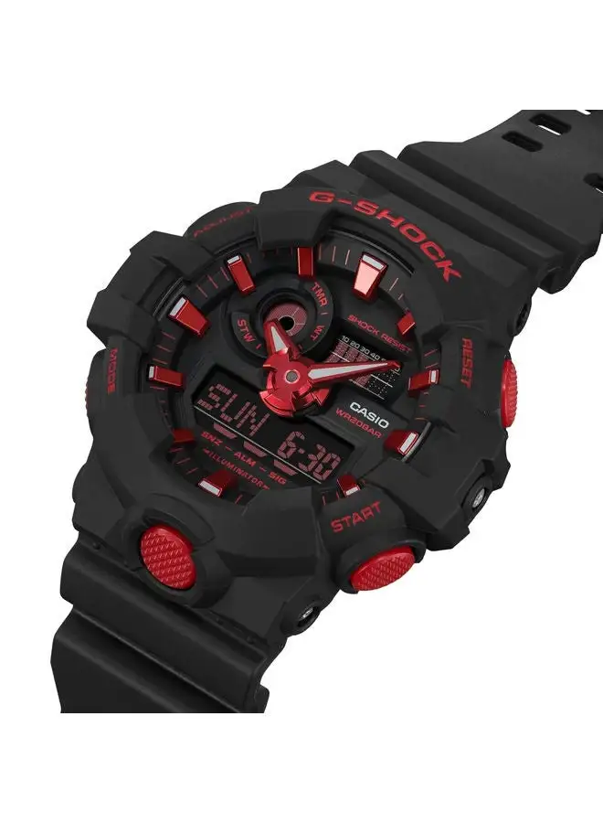 G-SHOCK Resin Analog+Digital Watch GA-700BNR-1ADR