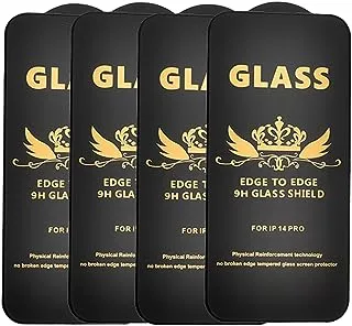 G-Power 9H Tempered Glass Screen Protector Premium With Anti Scratch Layer And High Transparency For Iphone 14 Pro Set Of 4 Pack 6.1