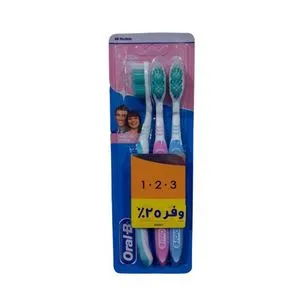 ORAL-B Delicate White Toothbrush - Medium - 2+1