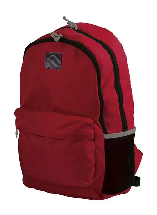 Mintra Large School Bags 20 L 3 Pocket Dark Red