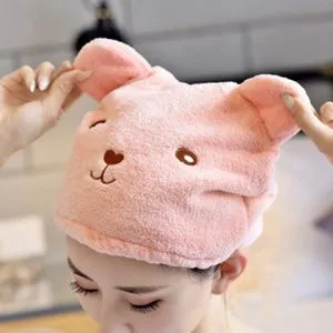 Dry Hair Towel Water Absorbent Cap For Hair, Women And Girls.1pcs