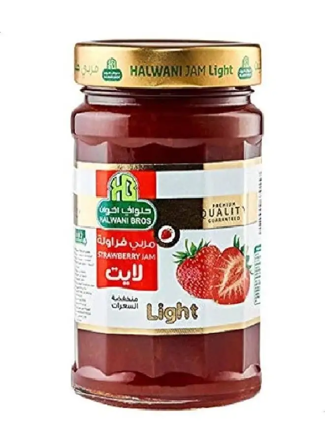 Halwani Bros-invalid brand Fruit Preserve Light Diet 380gm Strawberry Jam