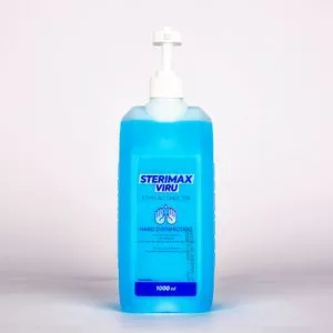 SteriMax VIRU Hand Sanitizer Liquid Blue - 1 Liter