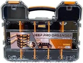 MANO PCS-17 Deep Pro Organizers Adjustable Separators (350×430×110) Unique Design, Comfortable Grip And Durable Material - Multi Colour