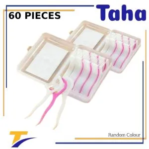 Taha Offer Plastic Toothpick Floss Stick 60 Stick 2 Package