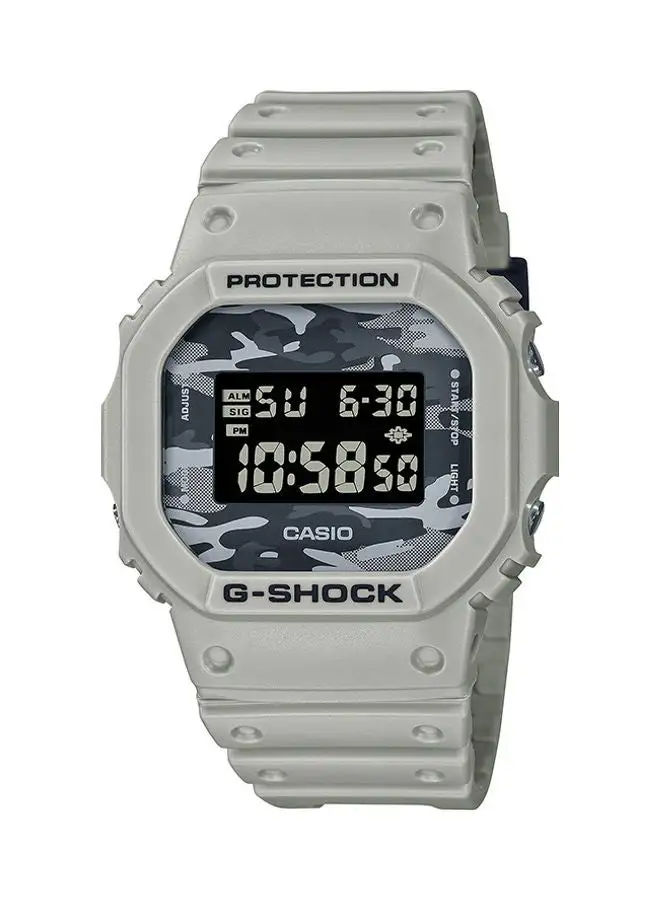 G-SHOCK Men's Digital Square Water Resistance Wrist Watch DW-5600CA-8DR