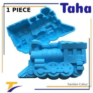 Taha Offer Large Train Shape Silicone Cake Mold 1 Piece