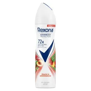 Rexona Women Advanced Protection 72H+ Antiperspirant Deodorant Peach Spark & Lemongrass Spray 150ML