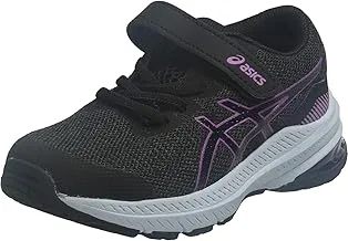 Asics GT-1000 11 PS Running Shoes for Kids, Graphite Grey - Orchid, 33 EU