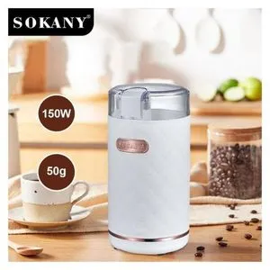 Sokany Electric Coffee Grinder Sk-3027, 150W  + Azwaaa Bag