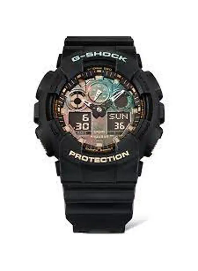 G-SHOCK Resin Analog+Digital Watch GA-100RC-1ADR