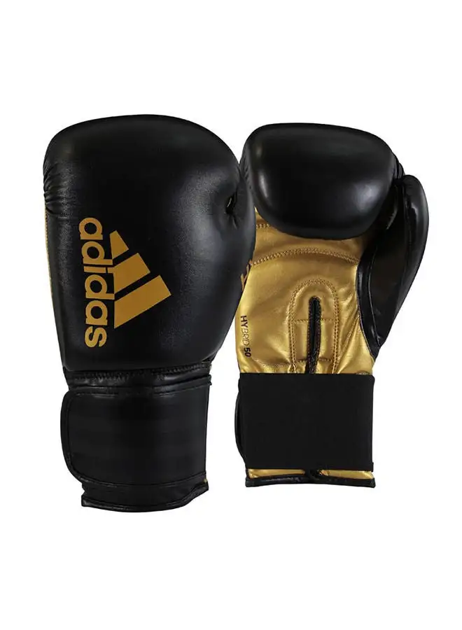 Adidas Boxing Gloves Hybrid-50 6-oz black and gold