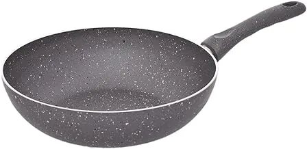 Glory Granite Blue Series Wok, 26 cm Size, Red/Black/Blue/Grey