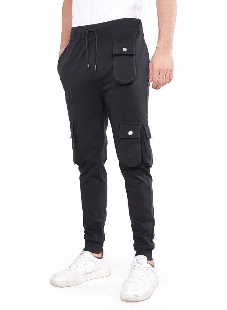 Coup COUP Regular SweatPants For Men - Black - M